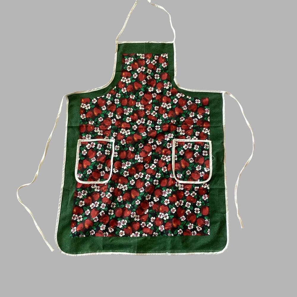 Apple Blossom Print Kitchen Apron